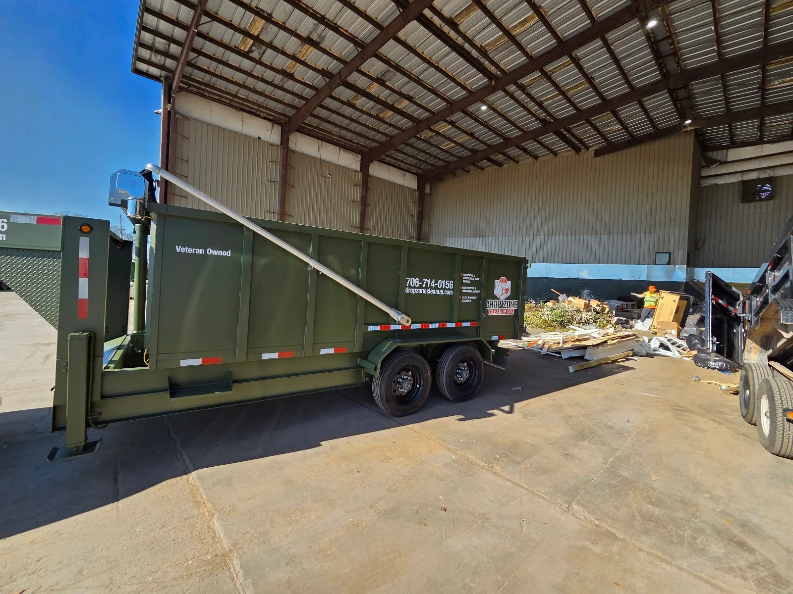 Drop Zone Cleanup Co. on-site in Braselton, GA