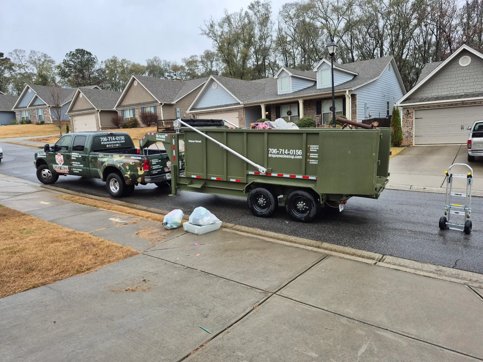 Drop Zone Cleanup Co. on-site in Pendergrass, GA